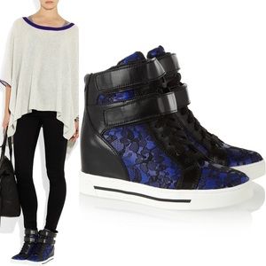 • Marc by Marc Jacobs• Lace Wedge High Top Sneaker